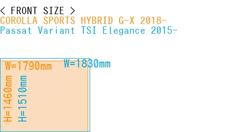 #COROLLA SPORTS HYBRID G-X 2018- + Passat Variant TSI Elegance 2015-